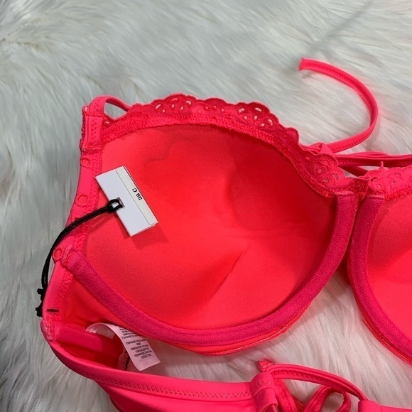 NWT Shade & Shore Eyelet Lace Bikini Top - Picture 10 of 11